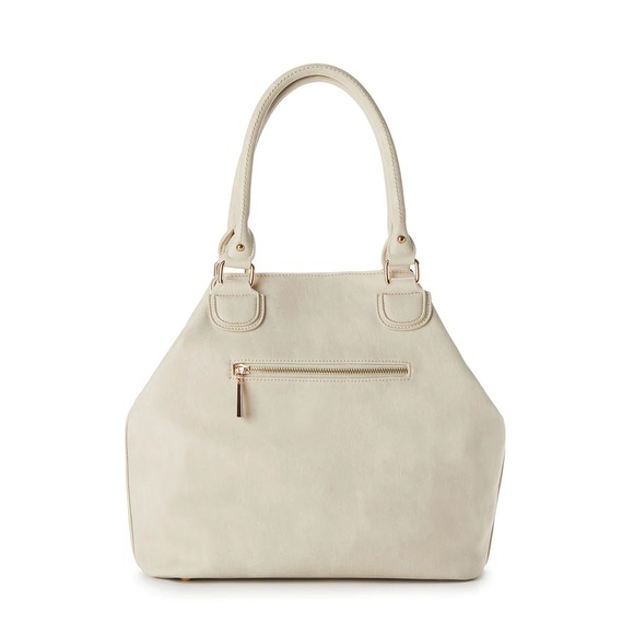 VANESSA jeane & jax Satchel Tote Bag in Ivory, NWT - Picture 2 of 5